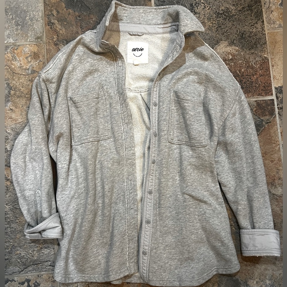 Aerie Oversized Shacket. Size S